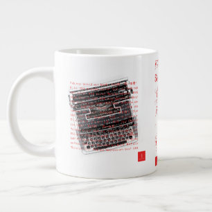 RVE SAYS: "Write A Book" Jumbo Mug