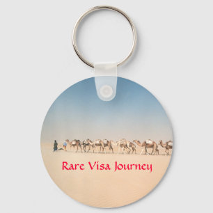 RVJ Keychain with camel caravan