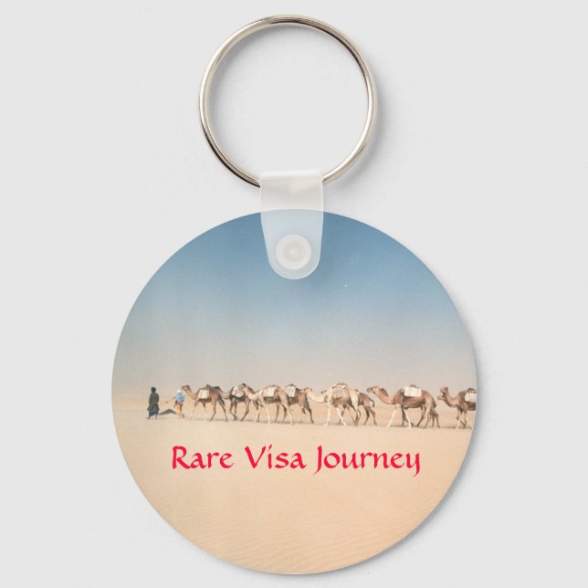 RVJ Keychain with camel caravan (Front)
