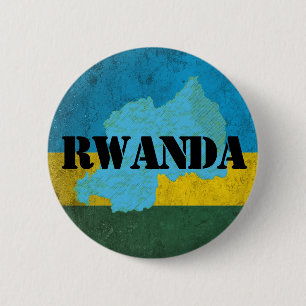 Rwanda 6 Cm Round Badge