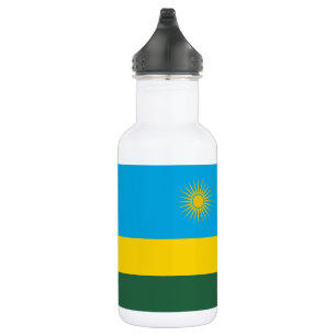 Rwanda Flag 532 Ml Water Bottle