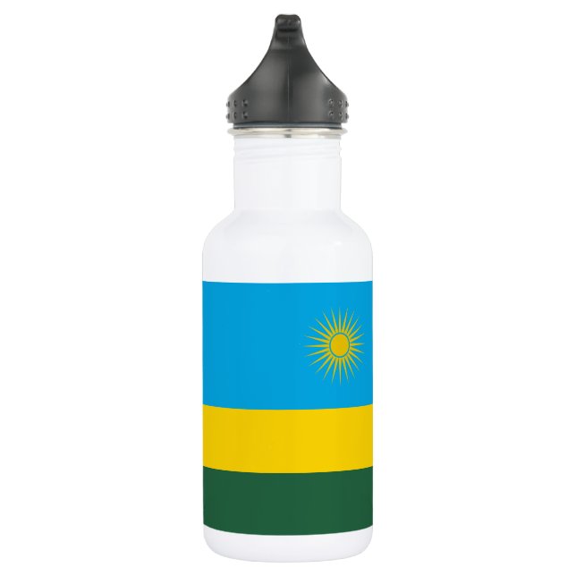 Rwanda Flag 532 Ml Water Bottle (Right)