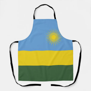Rwanda flag apron