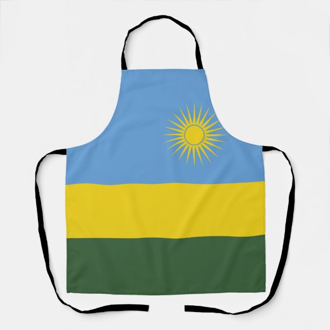 Rwanda flag apron (Front)