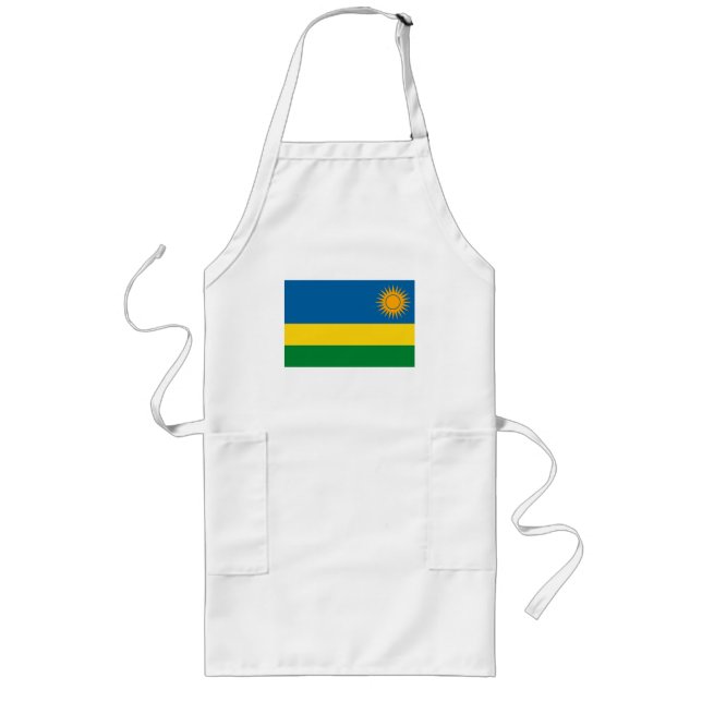 Rwanda Flag Apron (Front)
