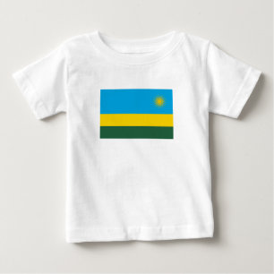 Rwanda Flag Baby T-Shirt