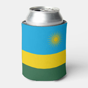 Rwanda Flag Can Cooler