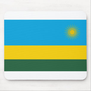 Rwanda Flag Mouse Mat