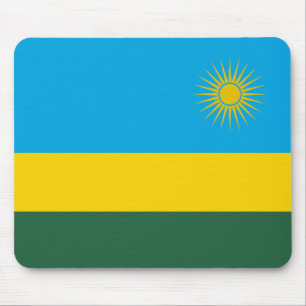 Rwanda Flag Mouse Mat