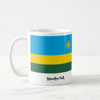 Rwanda flag mug
