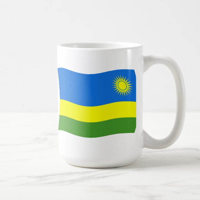 Rwanda Flag Mug (Right)
