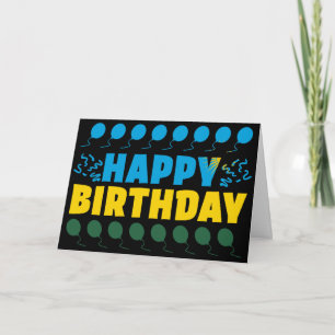 Rwanda Flag Patriotic Birthday Card