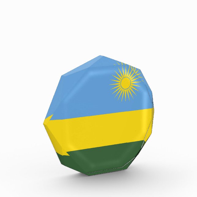 Rwanda flag photo block (Left)