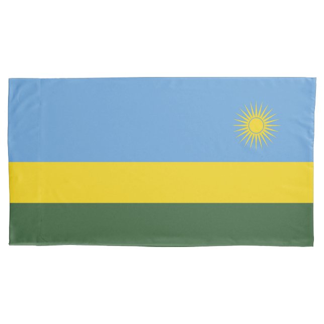Rwanda flag pillowcase (Front)