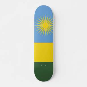 Rwanda flag skateboard