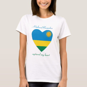 Rwanda Flag Sweetheart T-Shirt
