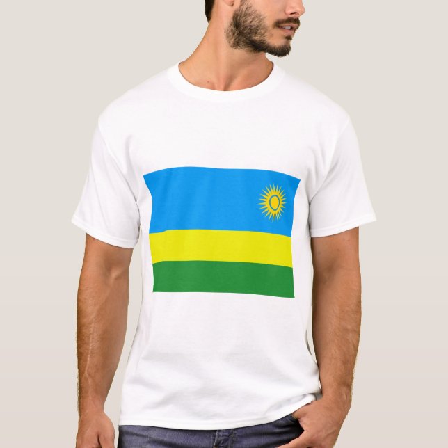 rwanda flag T-Shirt (Front)