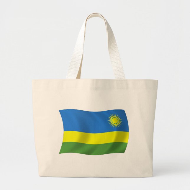 Rwanda Flag Tote Bag (Front)