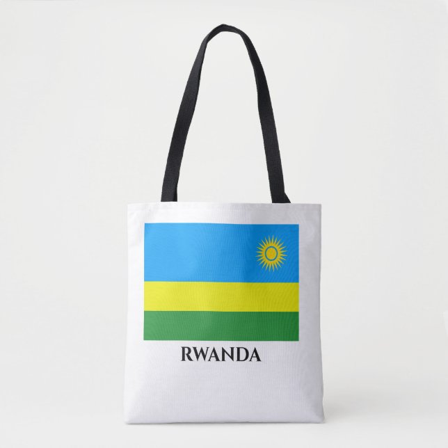 Rwanda Flag Tote Bag (Front)