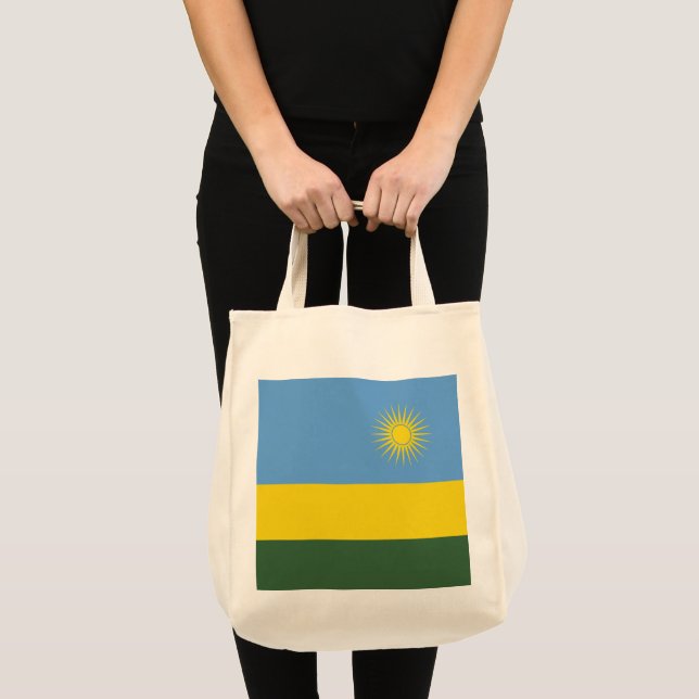 Rwanda flag tote bag (Front (Product))