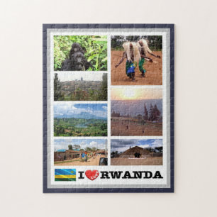 Rwanda - I Love - Jigsaw Puzzle