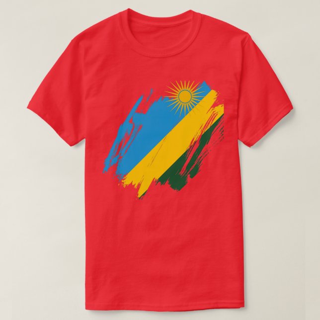 Rwanda Repubulika yx27u Rwanda Rpublique du Rwanda T-Shirt (Design Front)