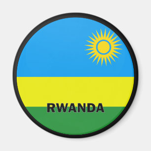 Rwanda Roundel quality Flag Magnet
