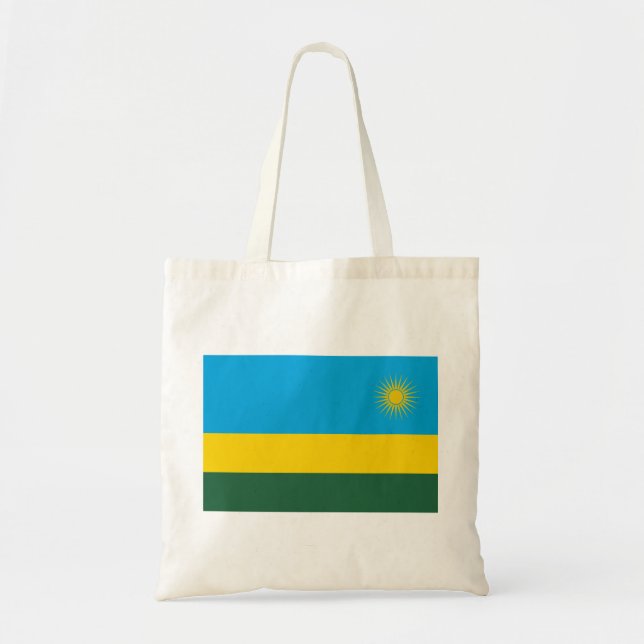 Rwandan Flag (Rwanda) (African Country) Tote Bag (Front)