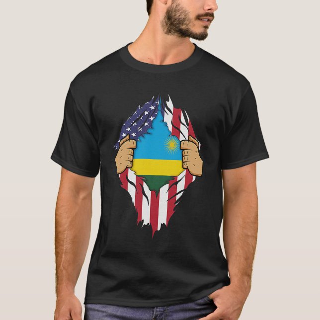 RWANDAN FLAG RWANDA Men Women Kids T-Shirt (Front)
