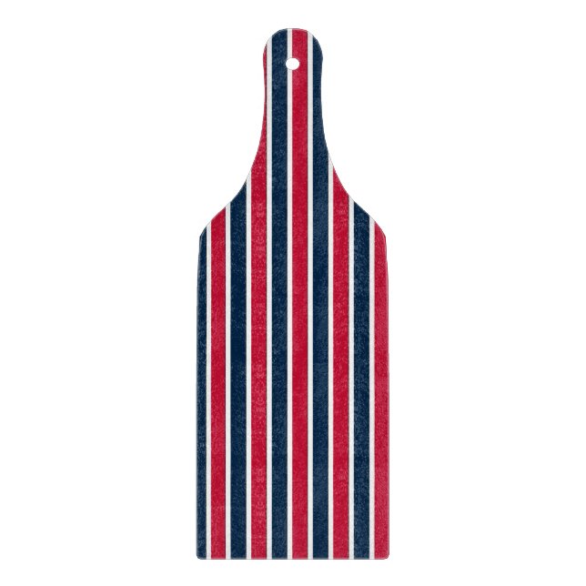 RWB Baseball Coord Stripes 1-CUTTING BOARD PADDLE (Front)
