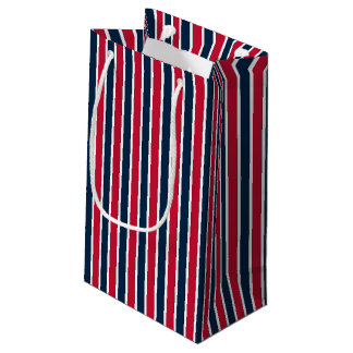 RWB Baseball Coordinating Stripes 1-GIFT BAG S
