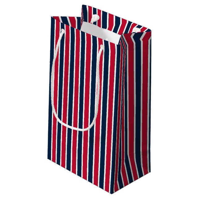RWB Baseball Coordinating Stripes 1-GIFT BAG S (Back Angled)