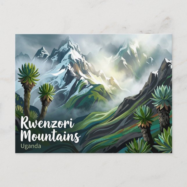 Rwenzori Mountains National Park Uganda Postcard (Front)