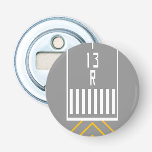 RWY Threshold 13R Bottle Opener