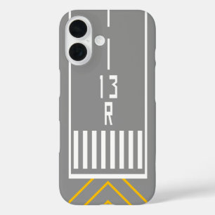 RWY Threshold 13R iPhone 16 Case