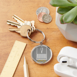 RWY Threshold 13R Key Ring