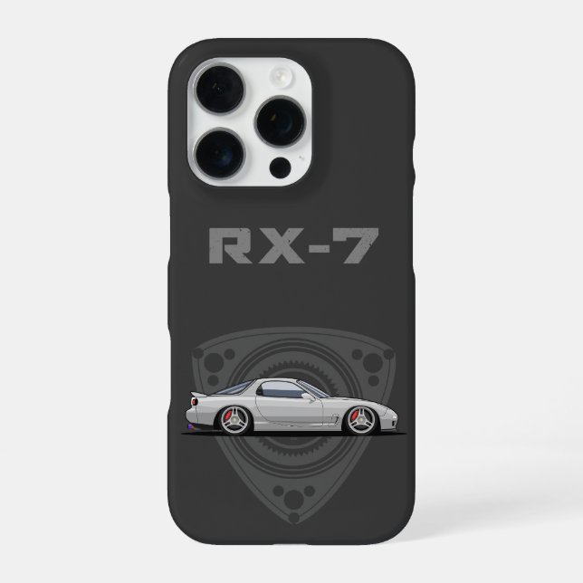 RX7 JDM car iPhone Case (Back)