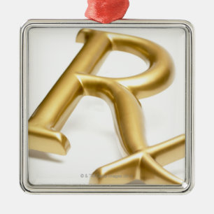Rx drug sign metal tree decoration