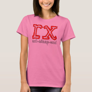 RX - Eat Sleep WOD Ladies Burnout T-shirt