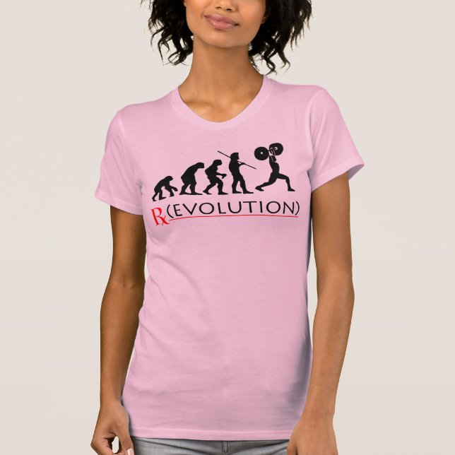 Rx Evolution Chart  Women's T-shirt (Front)