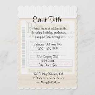 RX Funny Happiness Prescription Invitation