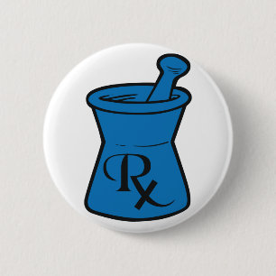 RX Logo 6 Cm Round Badge