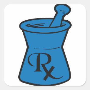 RX Logo Square Sticker