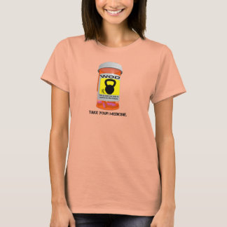 Rx Pill Bottle Take Your Medicine Ladies T-Shirt