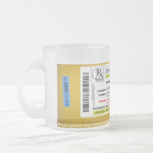 RX Prescription Beer Mug CustomizeAbles