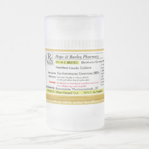 RX Prescription Beer Mug CustomizeAbles