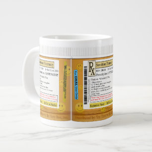 RX Prescription for Happiness Large Coffee Mug
