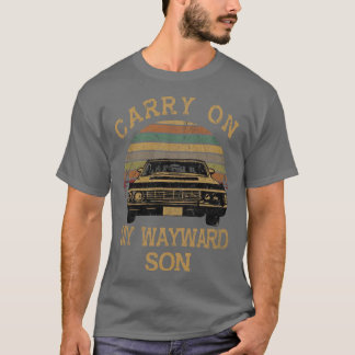 ry on my wayward son Supernatural Kansas T-Shirt