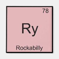 Ry - Rockabilly Funny Chemistry Element Symbol Tee