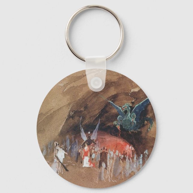 Ryabushkin Dragons Cave Key Ring (Front)